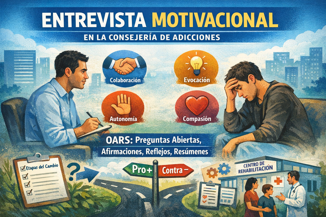 Entrevista motivacional en adicciones: Guía práctica para consejeros