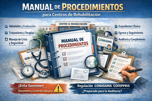 Manual de procedimientos para centros de rehabilitación: Qué debe incluir y por qué lo necesitas