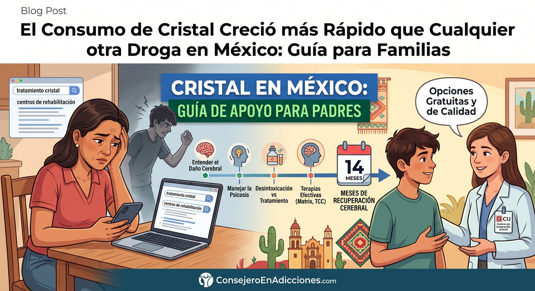 Mi hijo consume cristal: qué necesitas saber sobre la metanfetamina