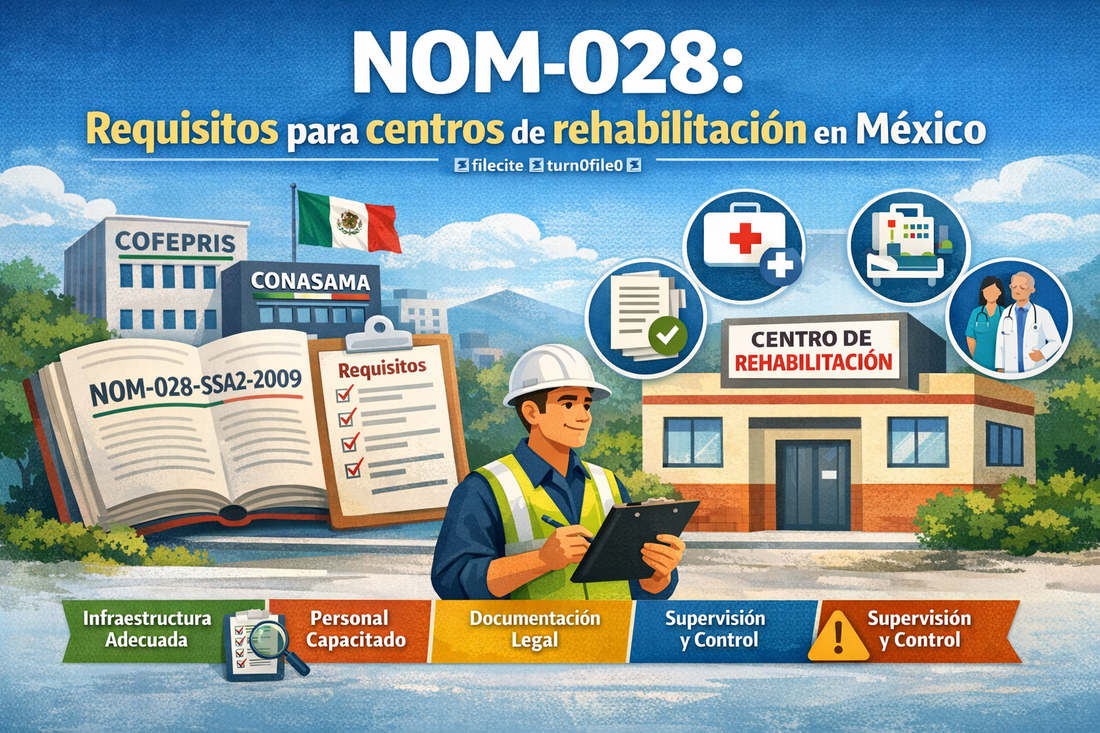 NOM-028: Requisitos para centros de rehabilitación en México