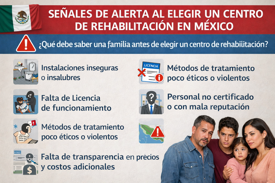 cómo identificar un centro de rehabilitación peligroso en México