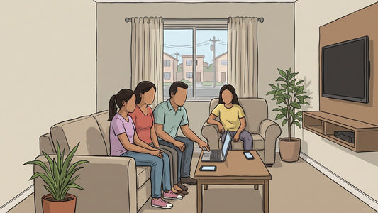 Familia en México informándose sobre el fentanilo y cómo responder a una sobredosis