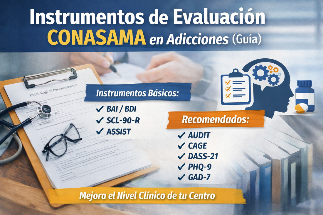 Instrumentos de Evaluación Aceptados en la Cédula CONASAMA (Guía Completa)