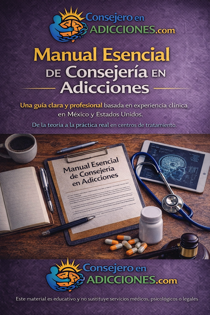 Manual Esencial de Consejería en Adicciones: Guía Práctica
