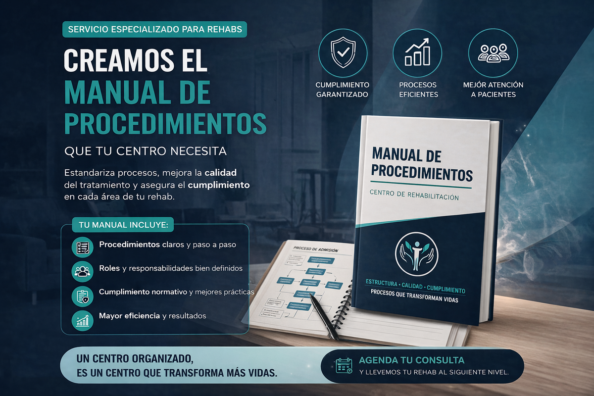 Manual de Procedimientos para Centros de Rehabilitación